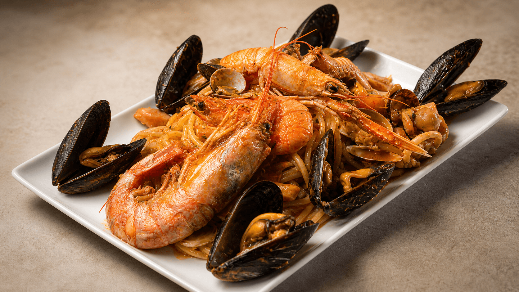 Spaghetti ai frutti di mare